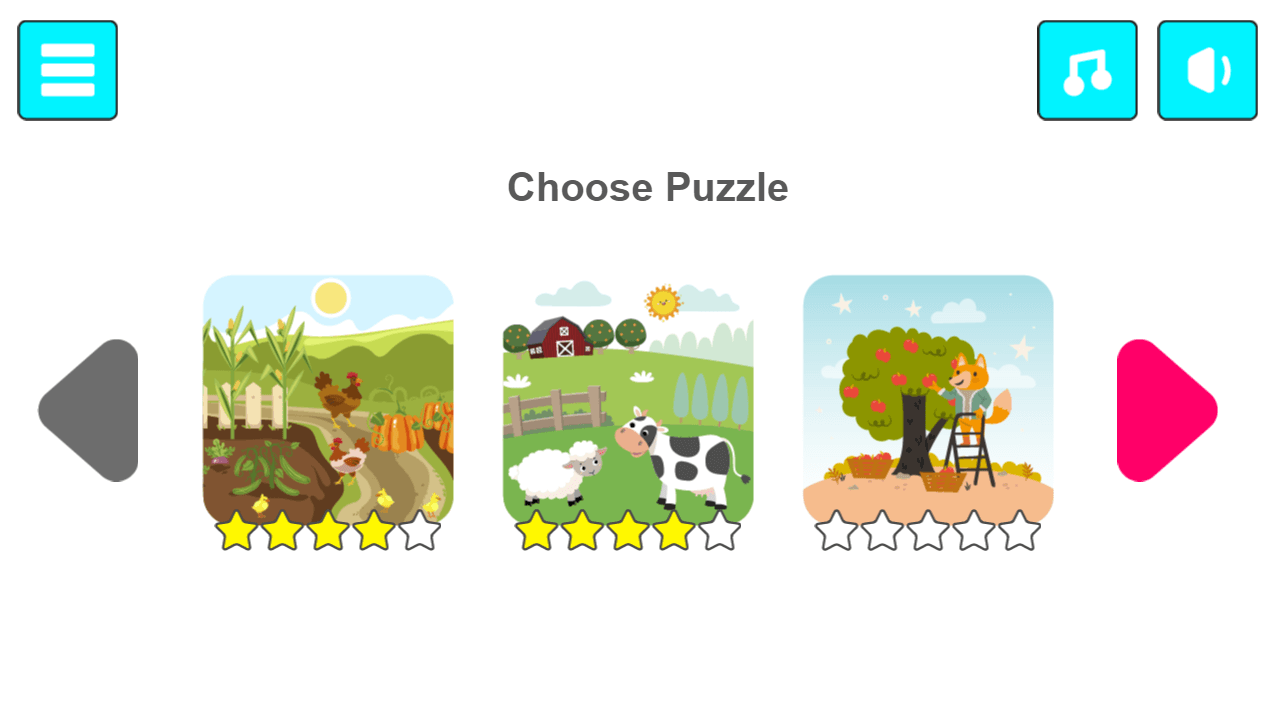 Spot the difference - The Farm - HTML5 Game - Construct 3 - 2